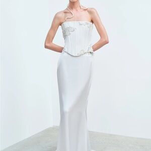 SELENE - APPLIQUE DETAILED CORSET